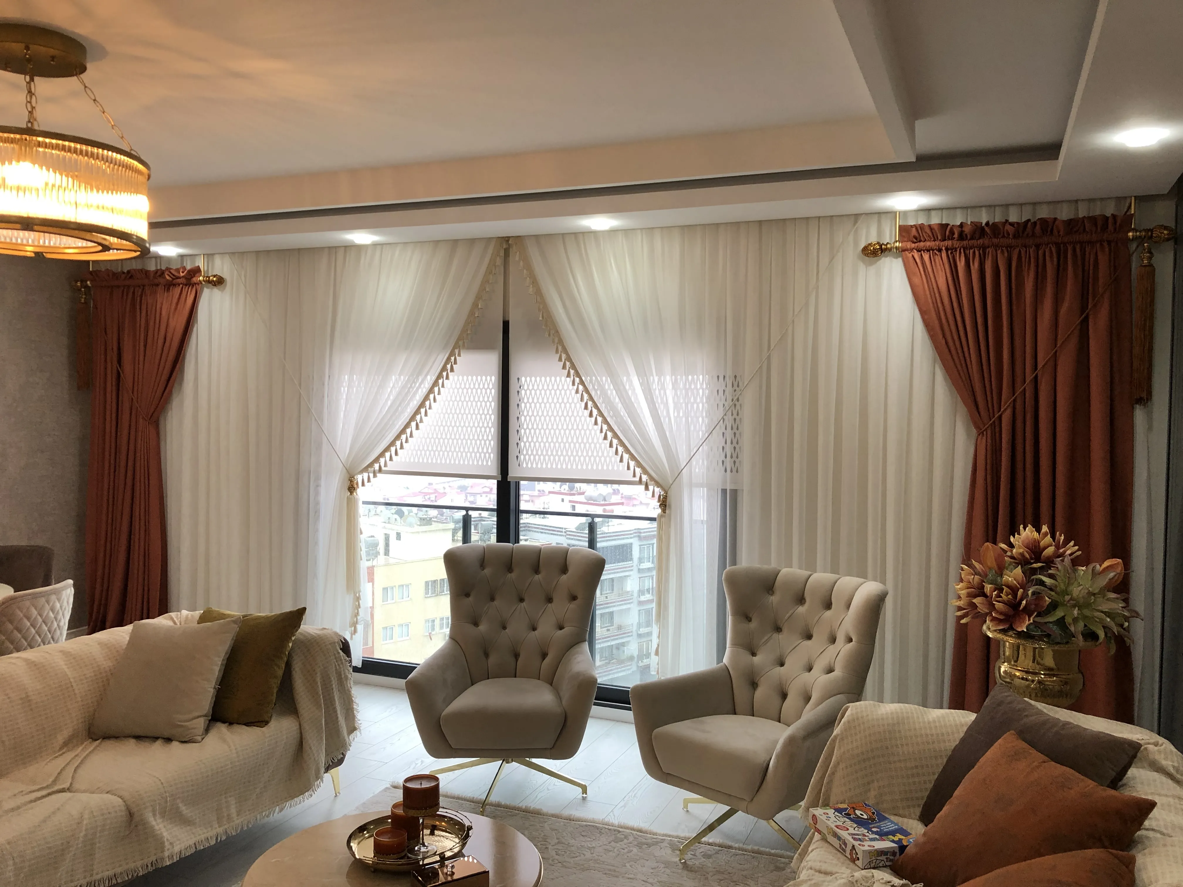 Sahte kruvaze Perdemiz.